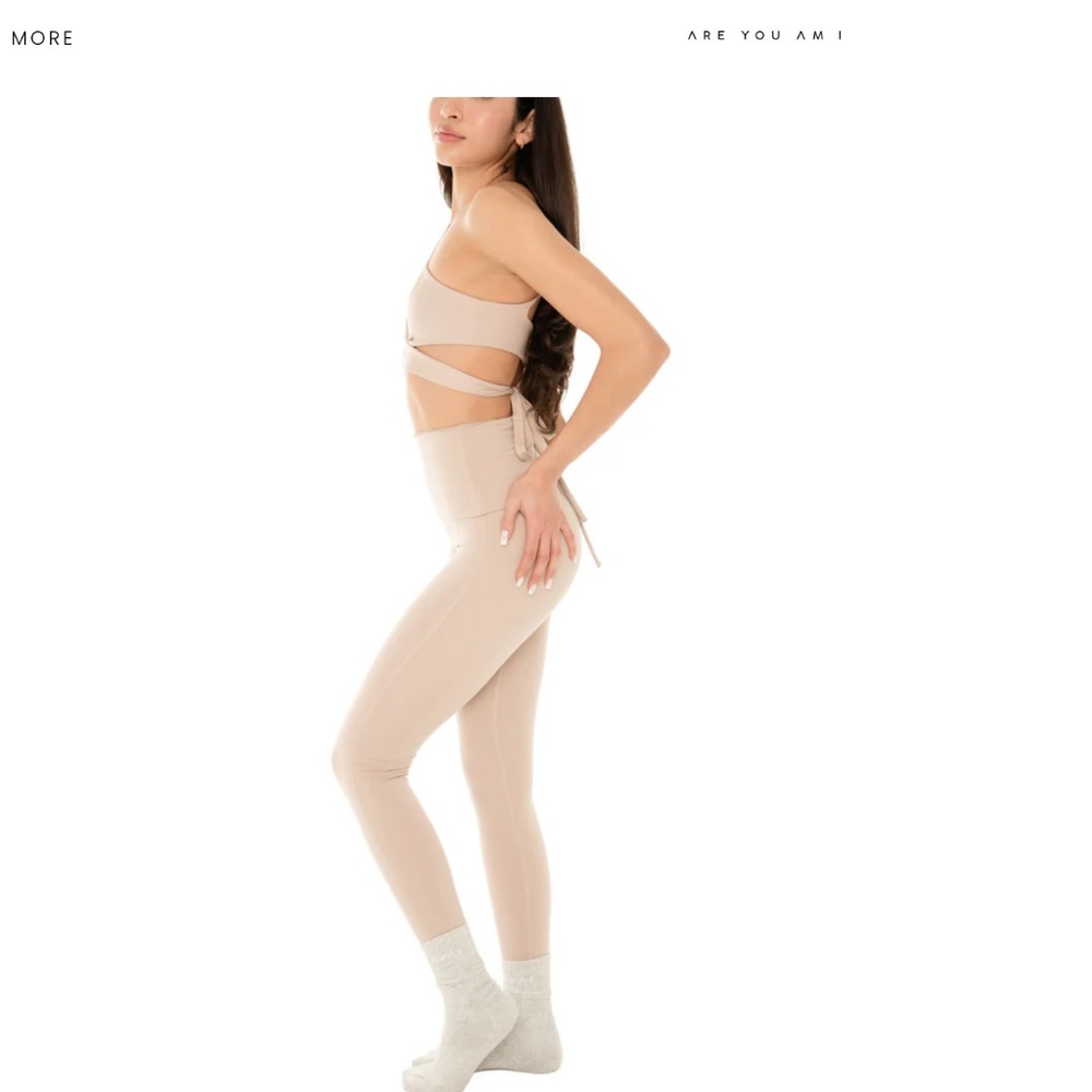 Are You Am I 3 piece SET Bra, Top, Legging small top and Medium Bra/legging